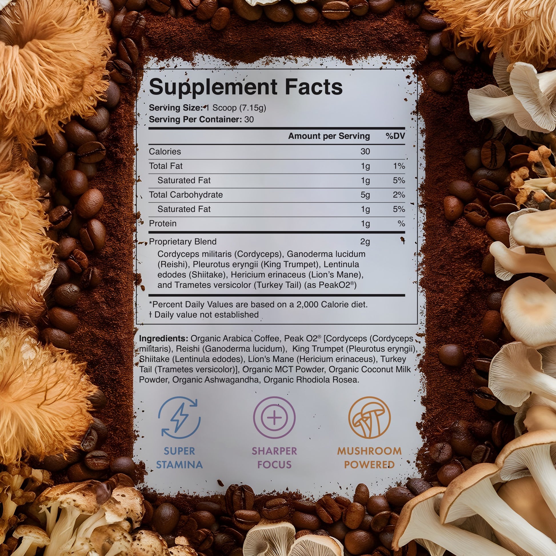 Mushroom Fitness Coffee | Day Spectrum v1.0: Starter Kit