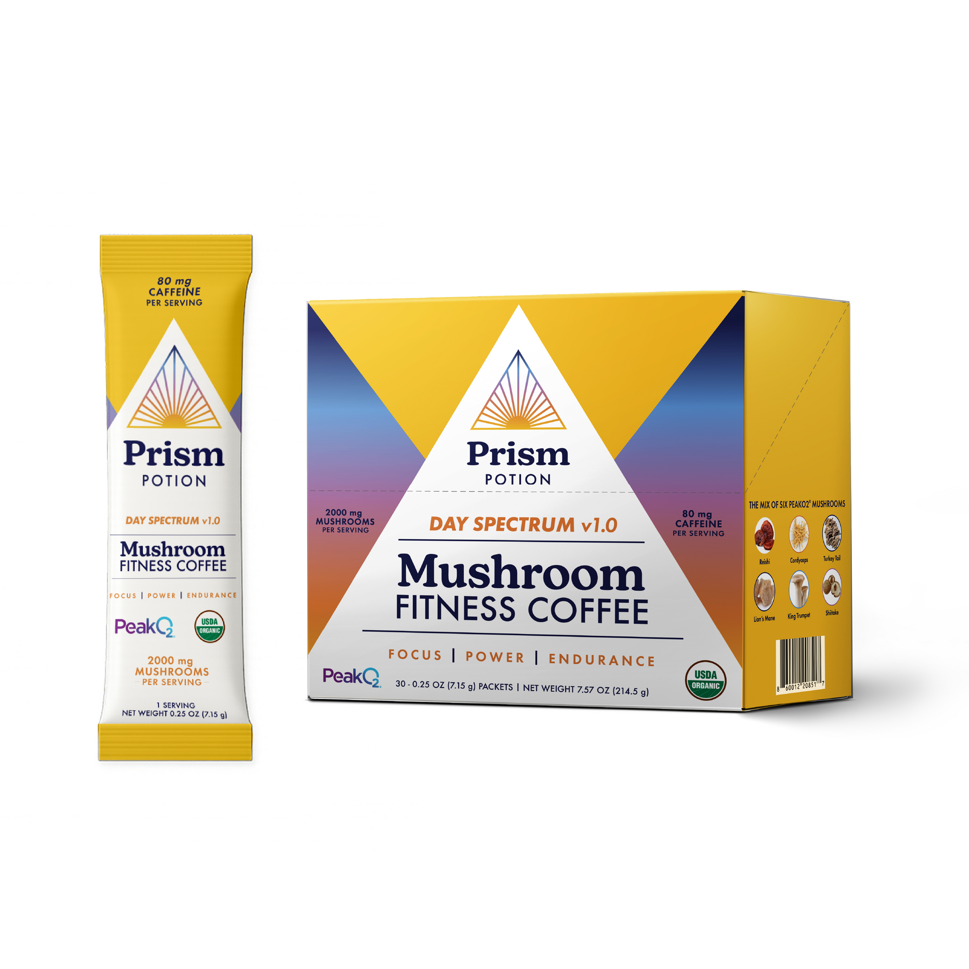 Mushroom Fitness Coffee | Day Spectrum v1.0 (Stick):
