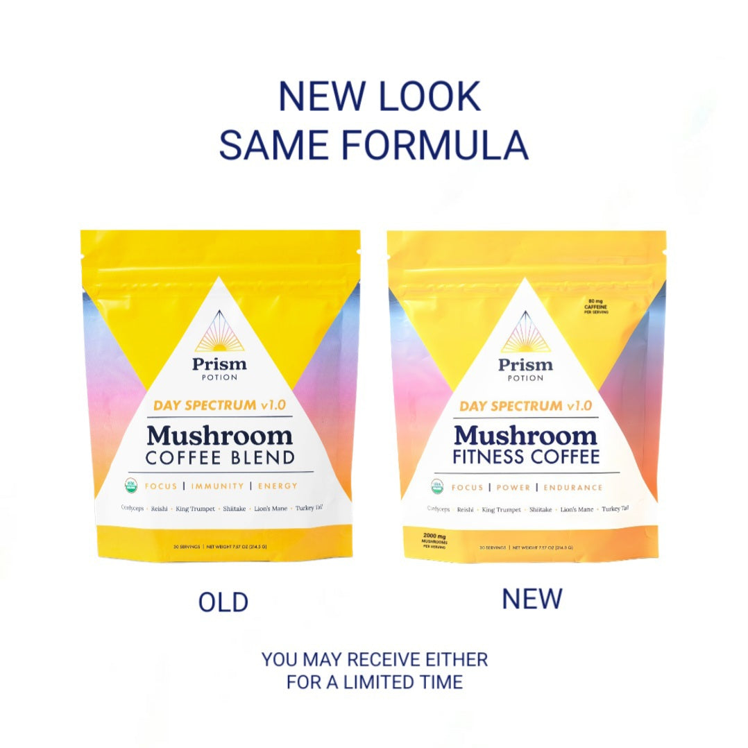 Mushroom Fitness Coffee | Day Spectrum v1.0: Starter Kit